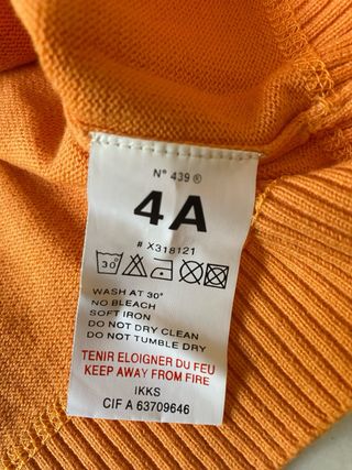 Pullover IKKS bimbo 4 anni arancio