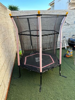 Cama elástica hexagonal infantil