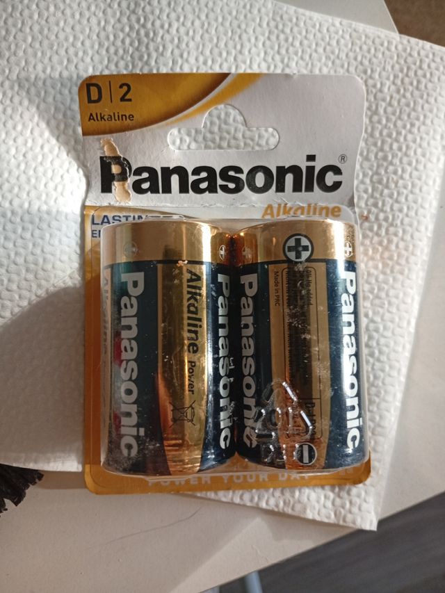 Pilas alcalinas Panasonic LR20