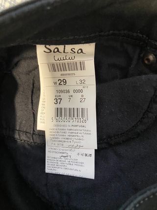 Pantalones Salsa negros