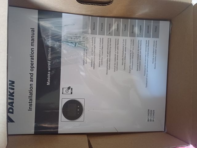 Termostato Daikin Aire Acondicionado