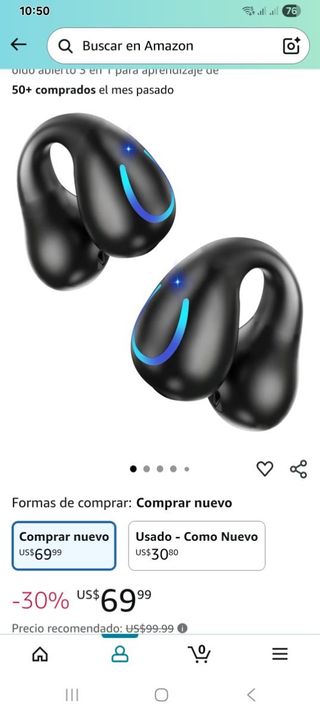 Auriculares traductores más de 144 idiomas NUEVOS