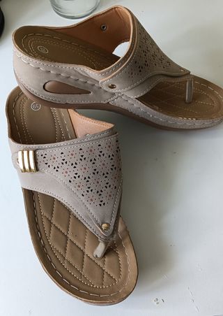 Sandalias mujer verano beige nº39