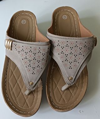 Sandalias mujer verano beige nº39