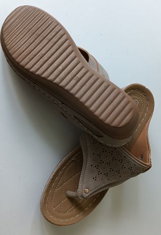 Sandalias mujer verano beige nº39