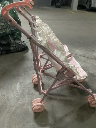 Carrito gemelar muñecas