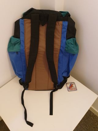 Mochila Gacela azul y verde agua