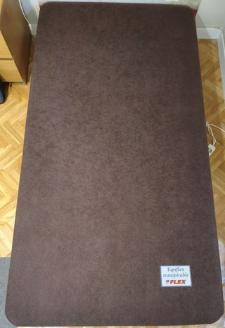 Cama TapiFlex marrón + Colchón 105x200.