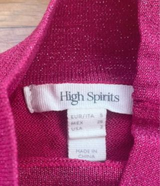 Jersey fucsia lurex High Spirits
