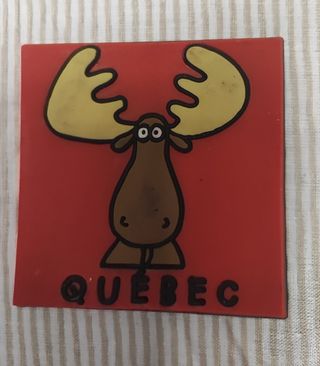 Imán nevera Quebec - Alce