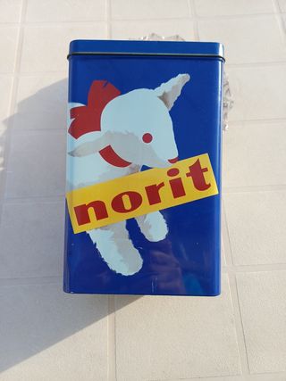 Caja metálica vintage Norit