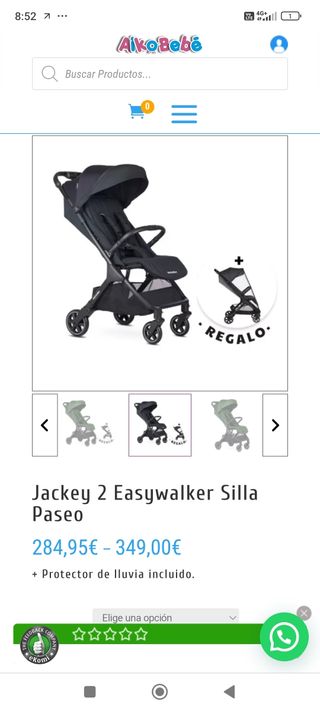 Silla paseo Mickey Easywalker XS