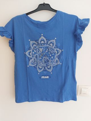 Camiseta Springfield XS azul