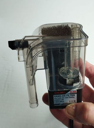 Filtro cascada mochila acuario pequeño sin tapa