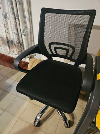 Silla oficina negra - giratoria