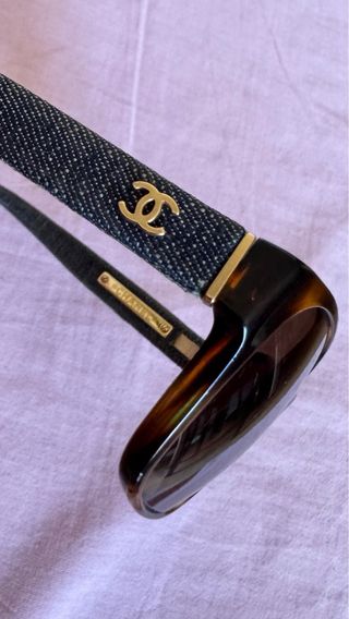 CHANEL GAFAS SOL MARRÓN HABANA VAQUERO MUJER 