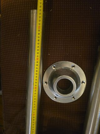 Patas mesa acero inoxidable, camper autocaravana, 