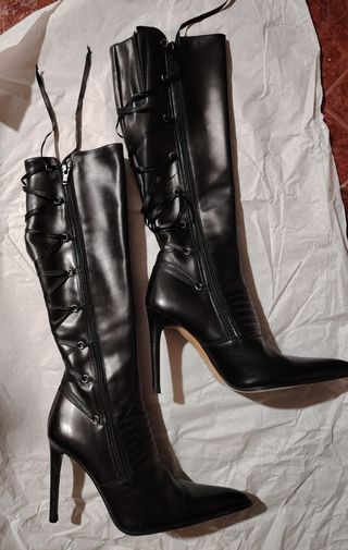 Botas altas FLUXÁ mujer negras