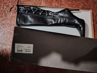 Botas altas FLUXÁ mujer negras