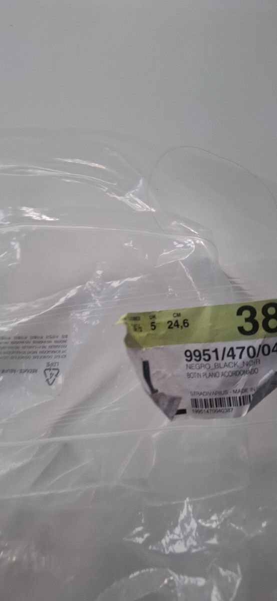 Botines negros mujer talla 38