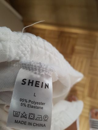 Sudadera Suéter oversized blanco Shein L-XL.44/46