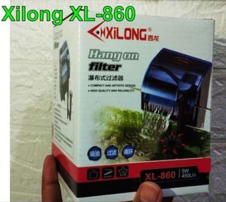filtro tipo cascada mochila acuario mediano pecera
