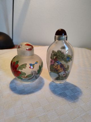 2 Flaconi profumo cinesi vintage