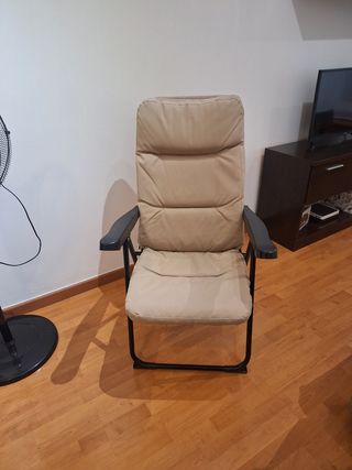 Hamaca plegable beige