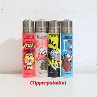 4 Accendini Clipper - Edizione Limitata