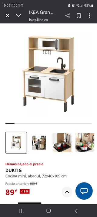 DUKTIG - Cocina infantil IKEA