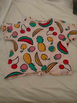 Camiseta infantil frutas