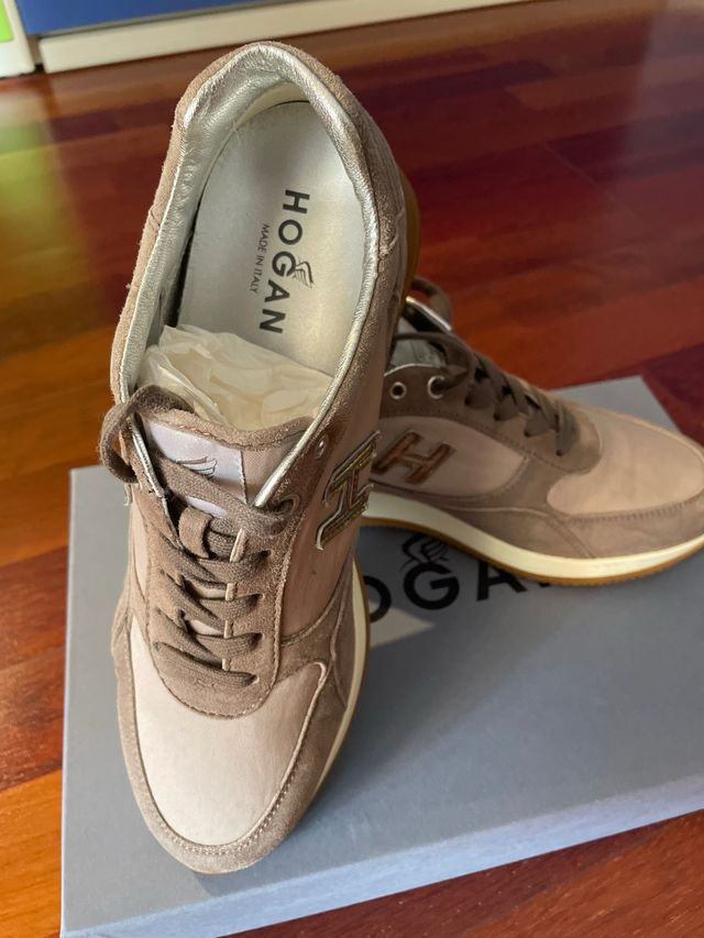 Hogan Canaletto - Scarpe stringate marroni