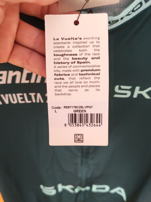 Maillot ciclismo Skoda Vuelta 2025