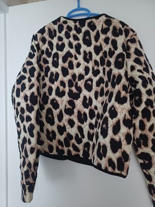 Chaqueta Leopardo Acolchada