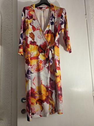 Vestito floreale multicolor