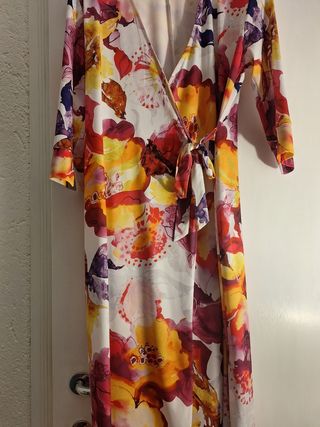 Vestito floreale multicolor
