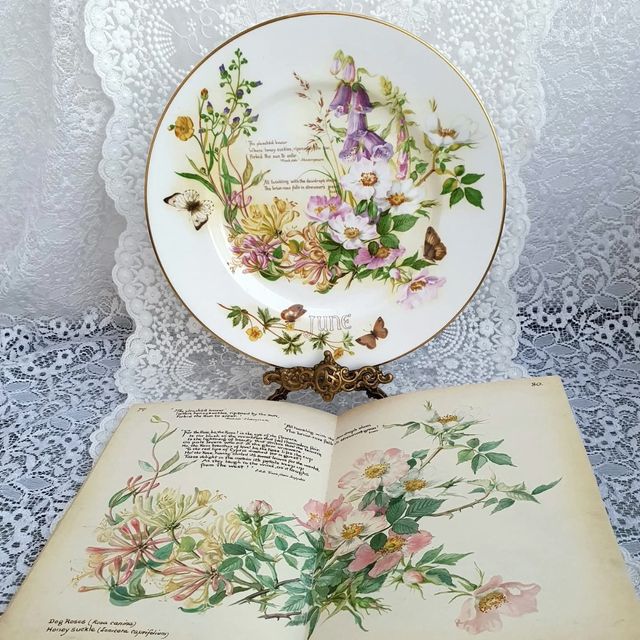 Piatto June, Edith Holden, Caverswall