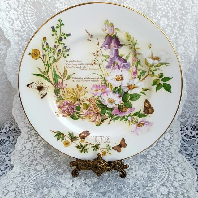 Piatto June, Edith Holden, Caverswall