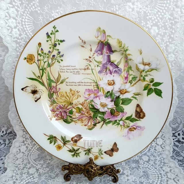 Piatto June, Edith Holden, Caverswall