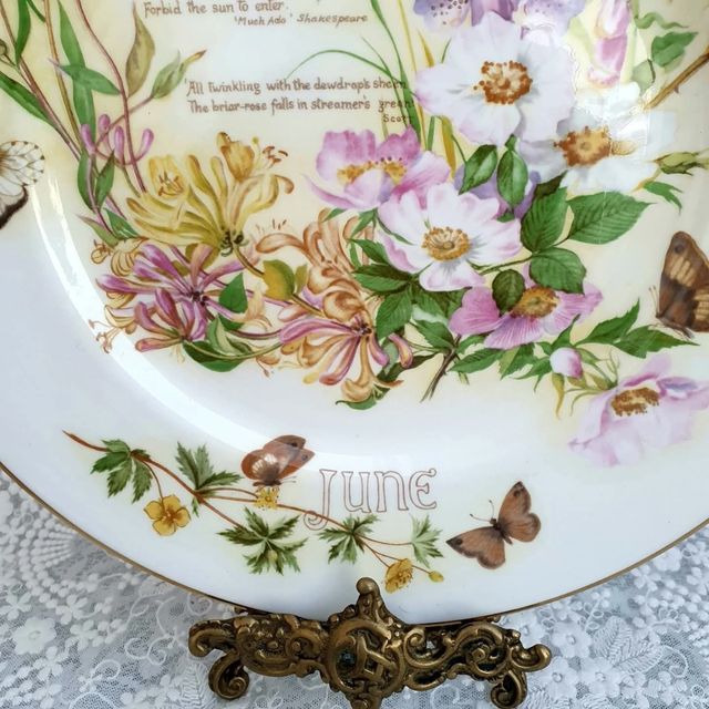 Piatto June, Edith Holden, Caverswall