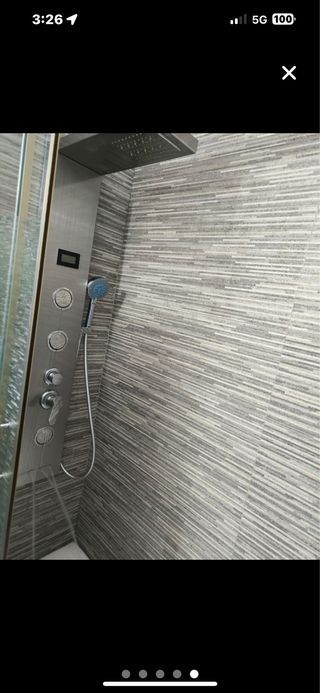 Ducha hidromasaje LED - Baño