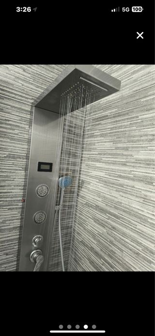 Ducha hidromasaje LED - Baño