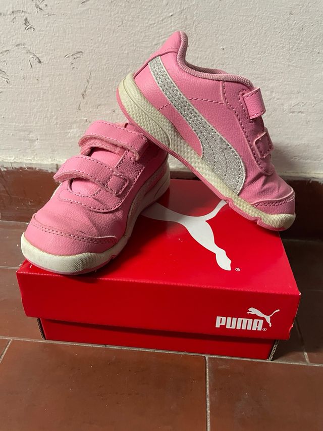 Scarpe Puma bimba n.23 rosa