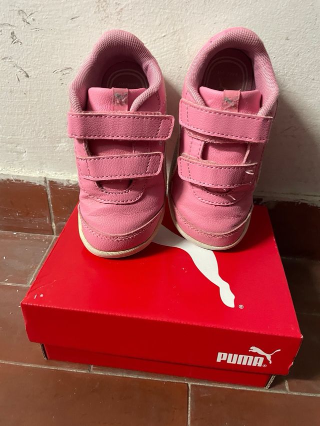 Scarpe Puma bimba n.23 rosa