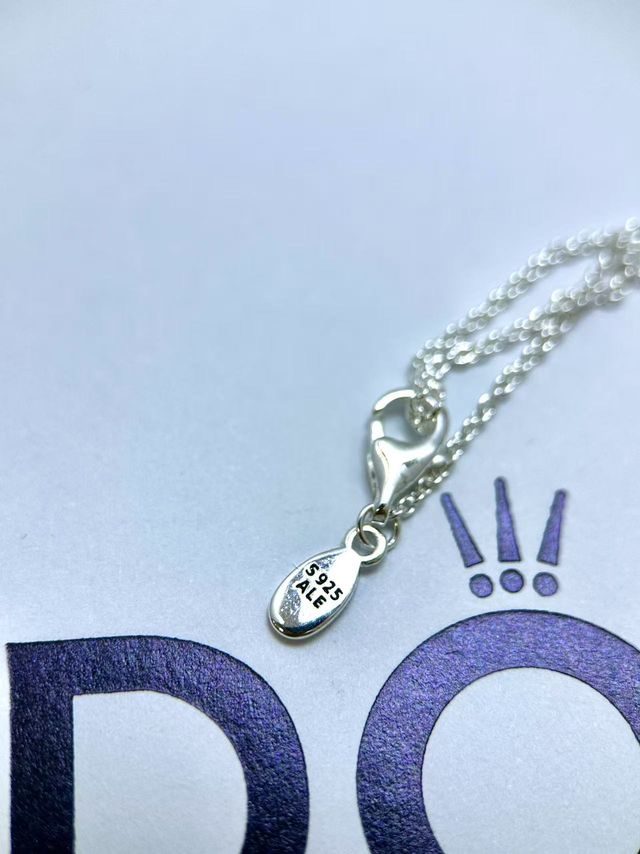 Pandora Plata 925: Collar y pendientes azules