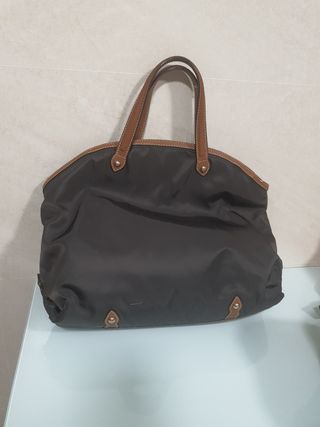 Bolso Carolina Herrera negro y marrón