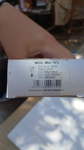 11 cuchillos mesa chuletero mod mia COMAS - NUEVOS