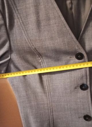 Chaqueta gris Benetton
