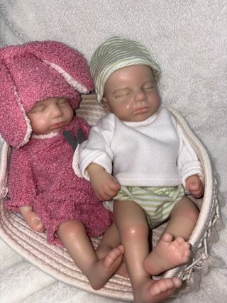 Reborn bebés gemelos niño y niña