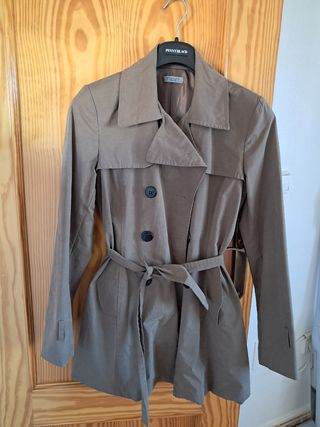 Gabardina Giarapo marrón